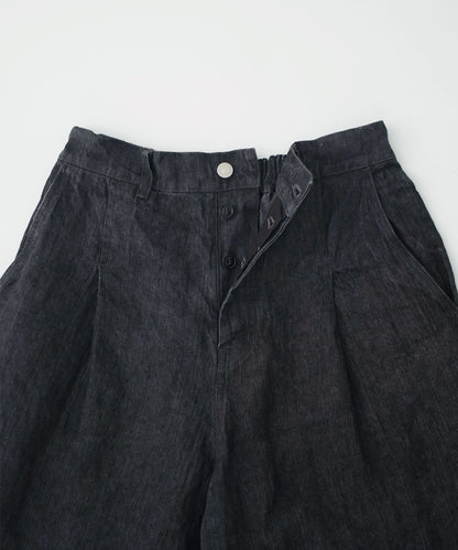 nest Robe | Linen Black Denim Curvy Pants