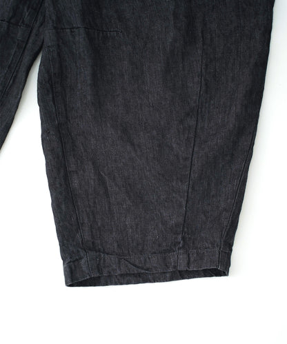 nest Robe | Linen Black Denim Curvy Pants