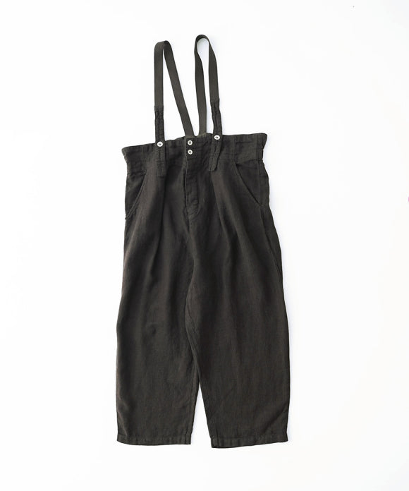 Linen Twill Suspender Pants