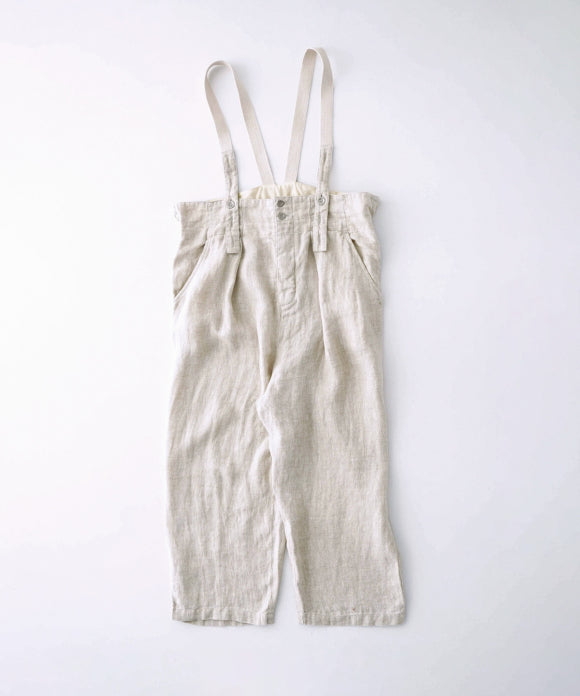 Linen Twill Suspender Pants