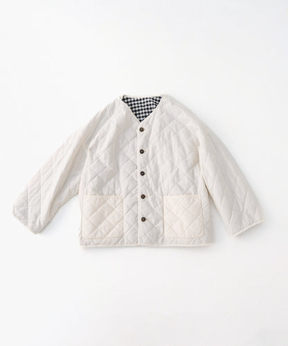 Cotton Linen Ramie Reversible Quilted Jacket