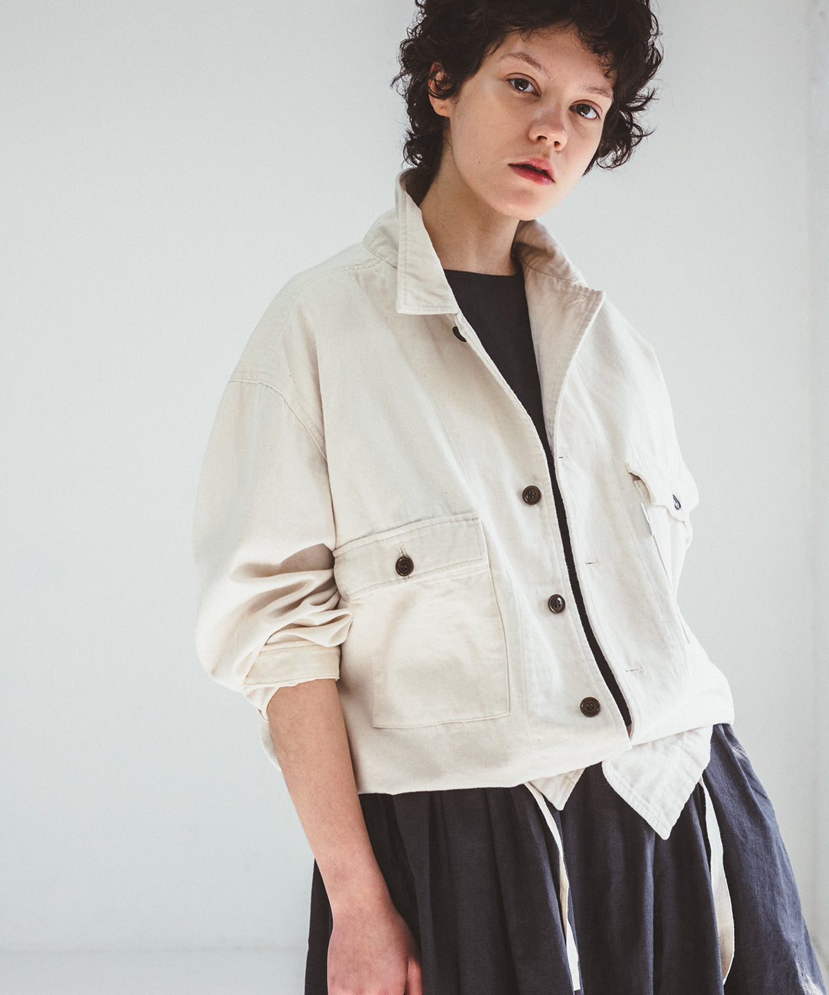 nest Robe | UpcycleLino BASIC Chino Field Jacket