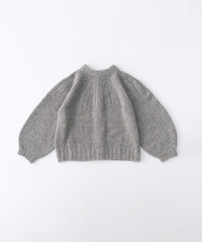 Wool Boucle Mohair Two-way Knit