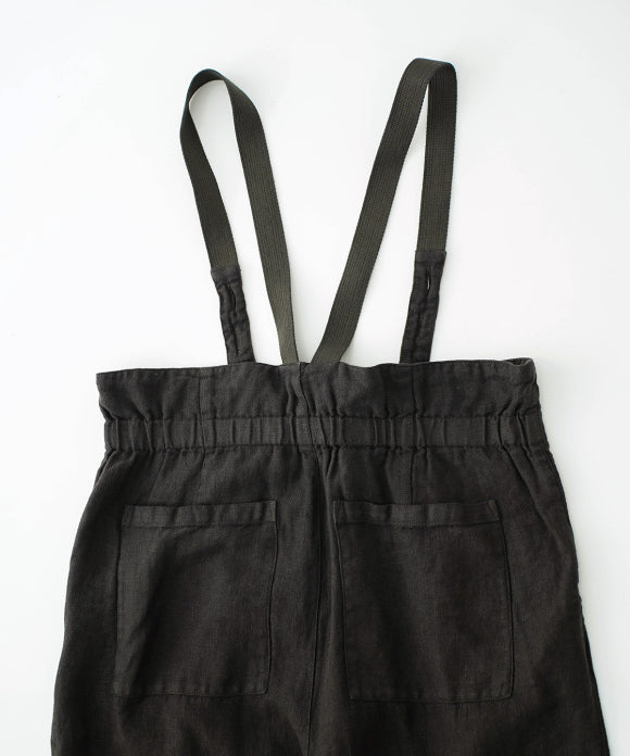 Linen Twill Suspender Pants