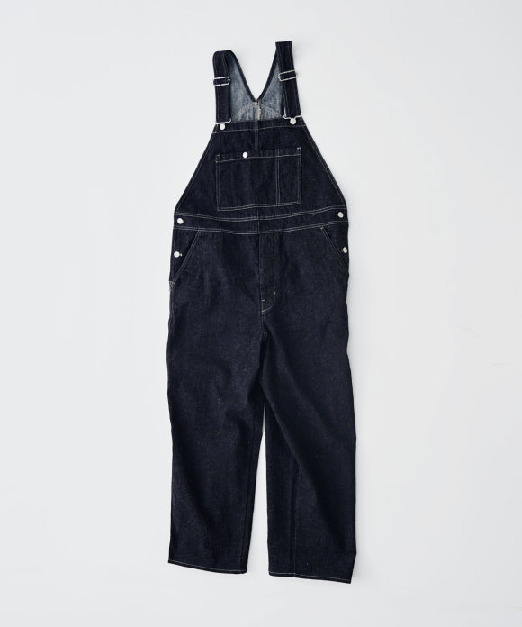 nest Robe |  Navy Cotton Linen Denim Overalls