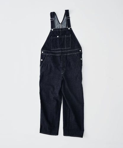 nest Robe |  Navy Cotton Linen Denim Overalls