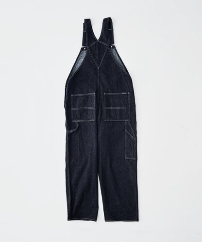 nest Robe |  Navy Cotton Linen Denim Overalls