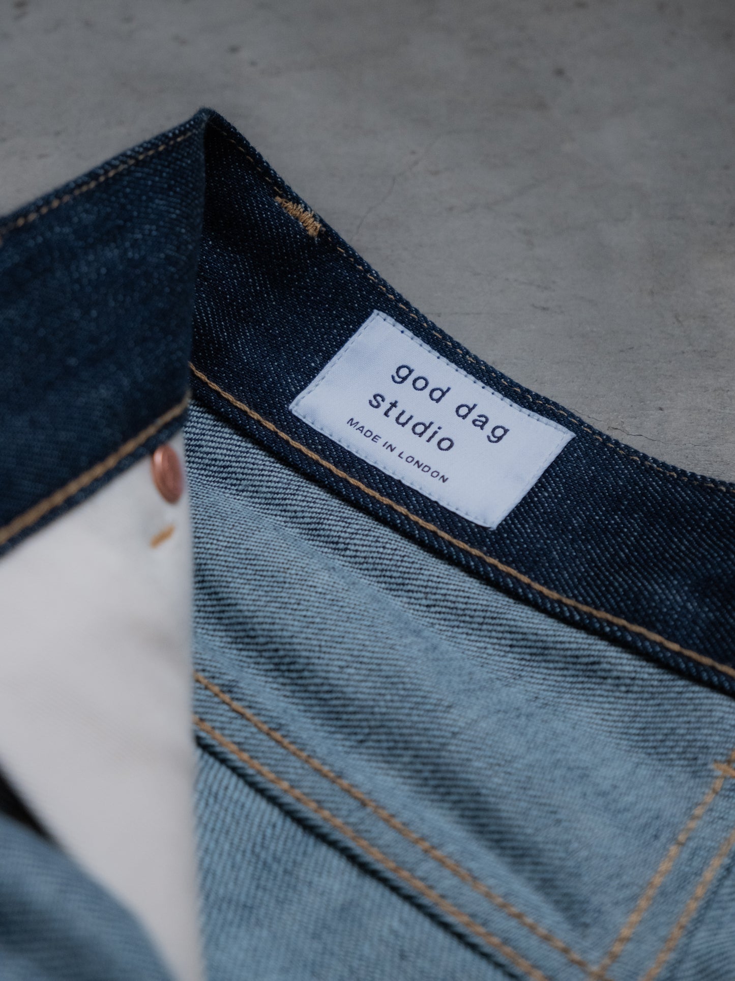 God Dag x Blackhorse Lane Ateliers Denim jeans ( 2 colors)