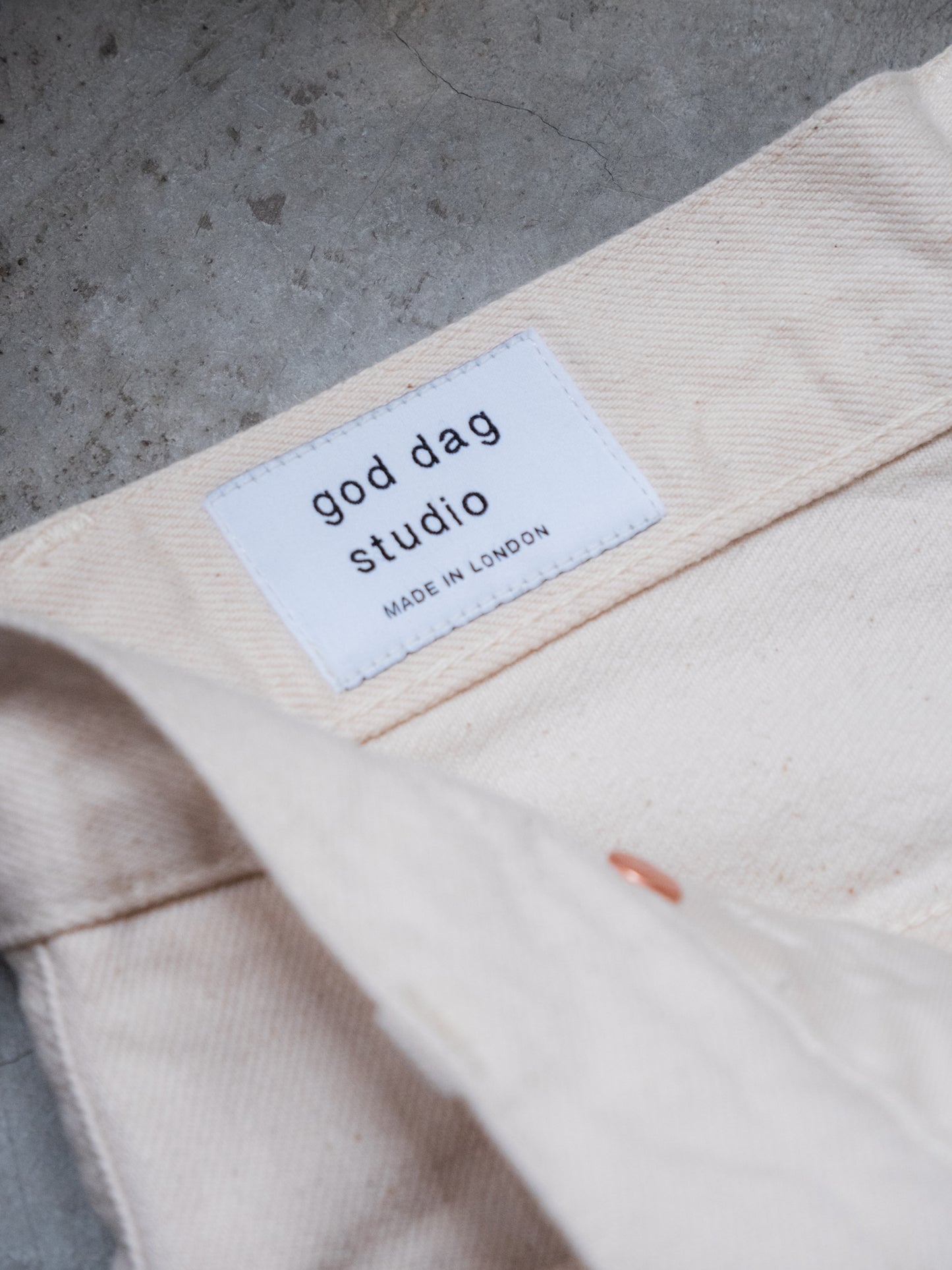 God Dag x Blackhorse Lane Ateliers Denim jeans ( 2 colors)