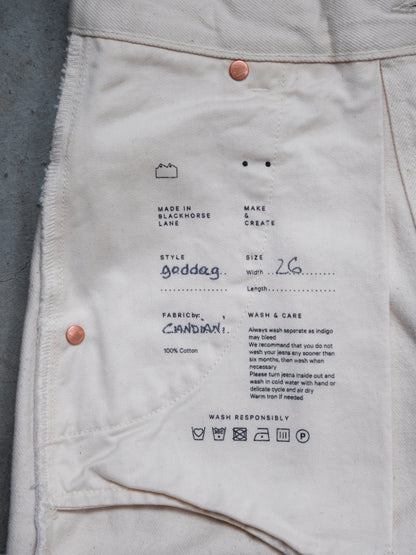 God Dag x Blackhorse Lane Ateliers Denim jeans ( 2 colors)