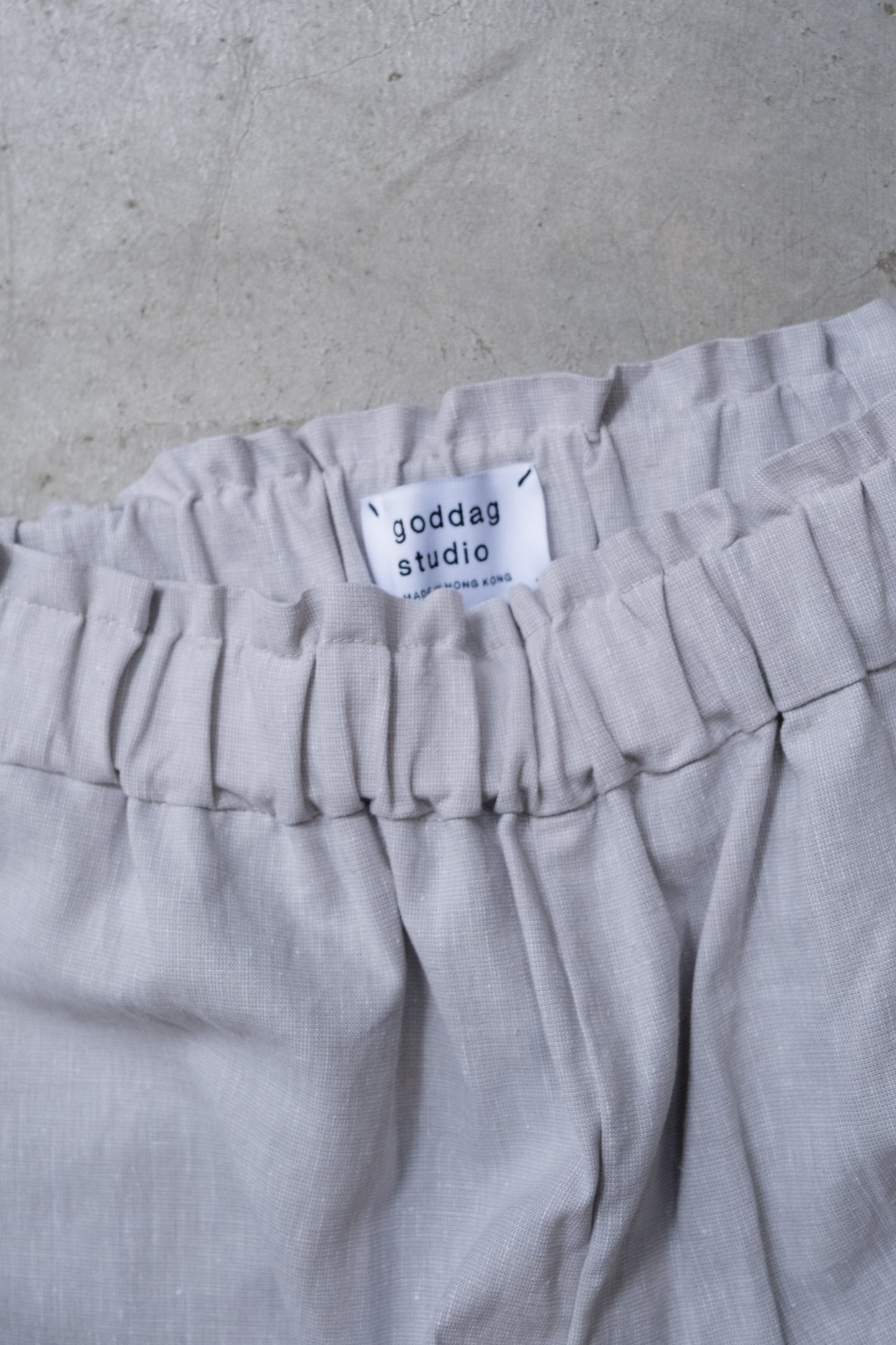 God Dag Italian linen tailor pants